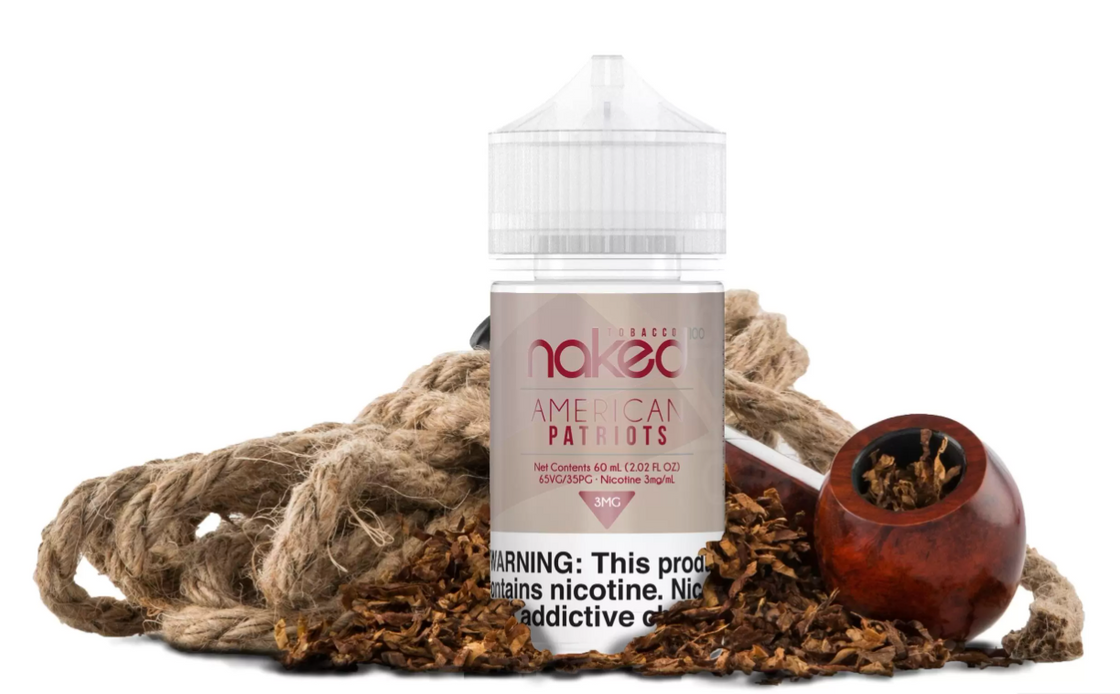 Liquido Naked 100 Salt Nic American Patriot 30ml - Tienda Vapor