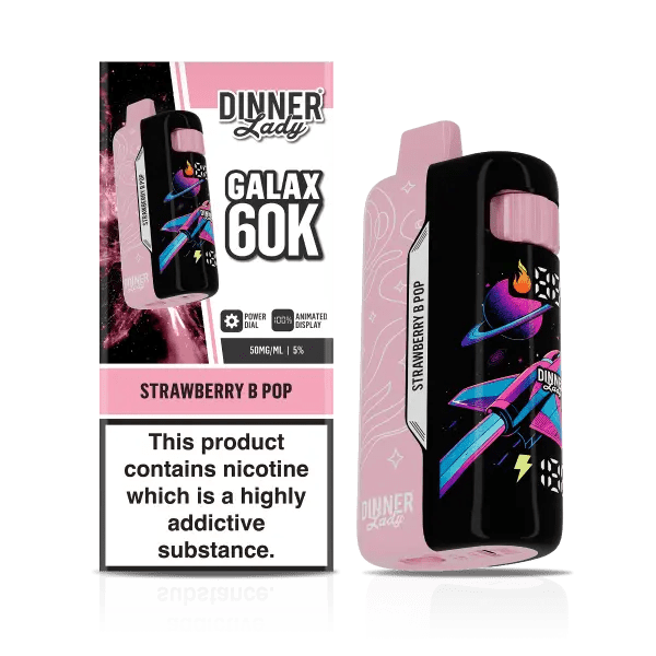 Pod descartable Dinner Lady Galax 60K Strawberry B - Pop - Tienda Vapor