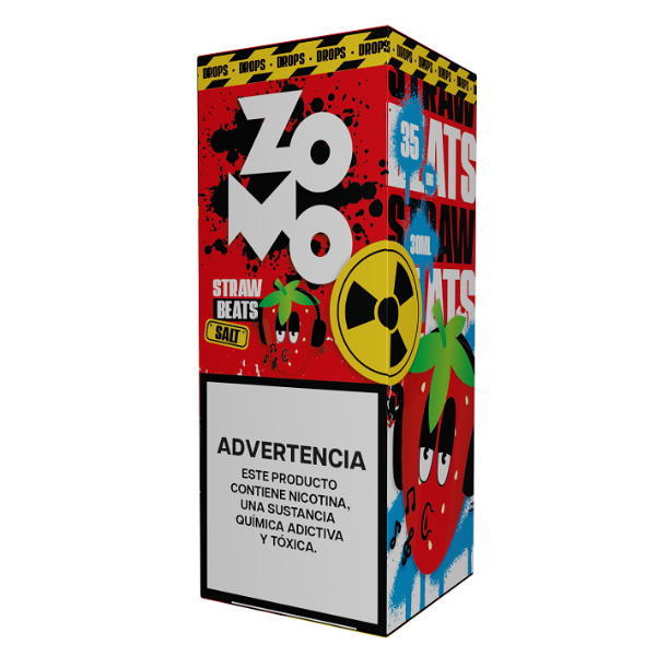 Líquido Zomo Nic Salt Straw Beats 30ml - Tienda Vapor