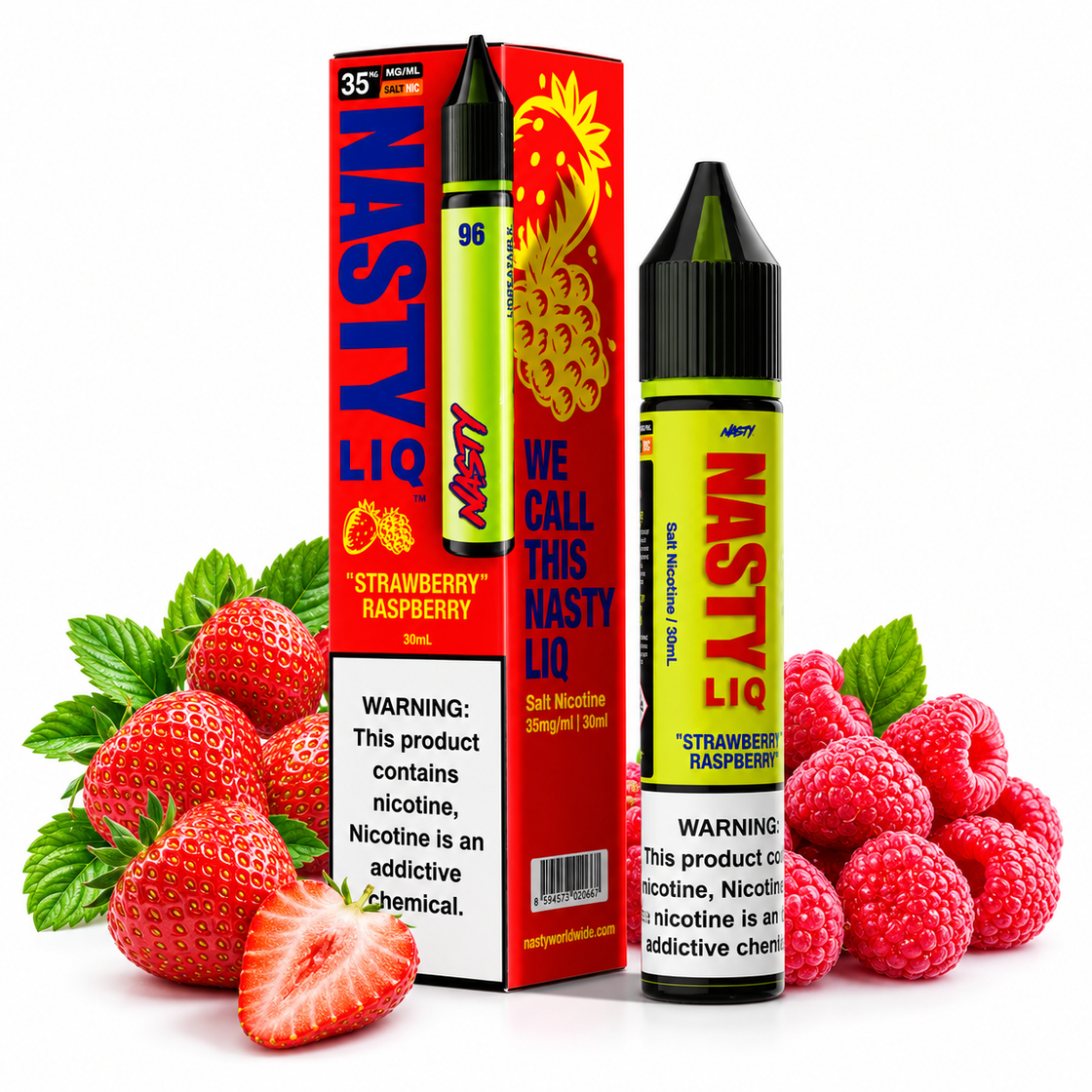 Liquido Nasty Salt Nic New Strawberry Raspberry 30ml