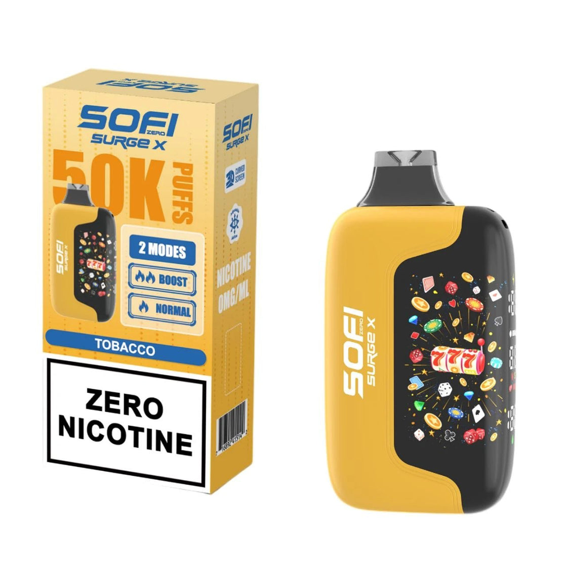 Pod descartable Sofi Surge Cero Nicotina Tobacco 50000 puffs - Tienda Vapor