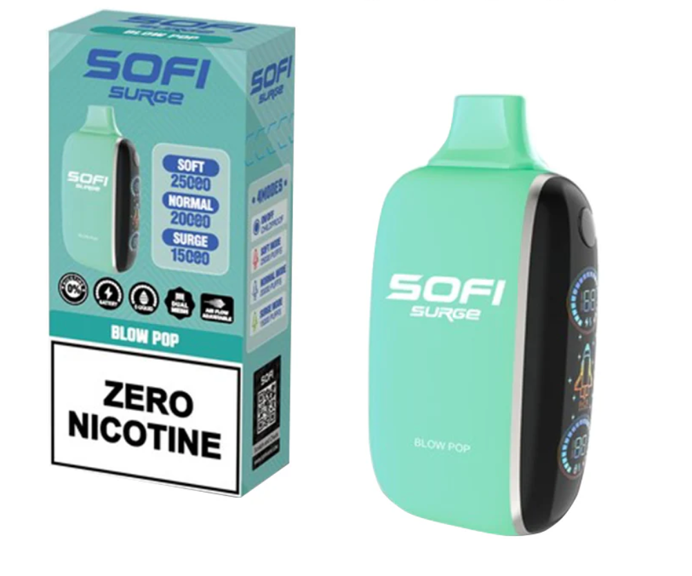 Pod descartable Sofi Surge Cero Nicotina Blow Pop 25000 puffs - Tienda Vapor