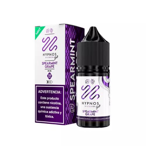 Líquido Hypnos Salt Nic Spearmint Grape 30ml - Tienda Vapor