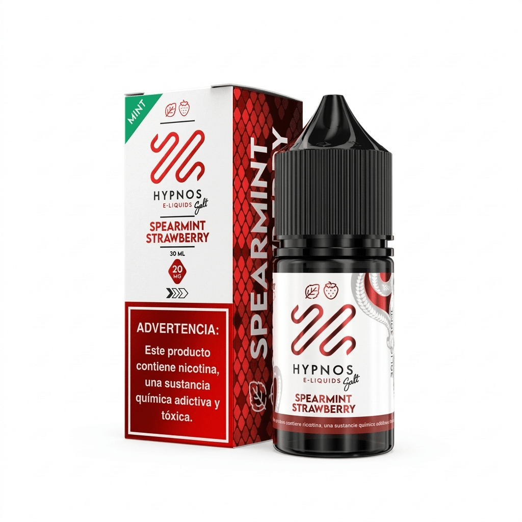 Líquido Hypnos Salt Nic Spearmint Strawberry 30ml - Tienda Vapor