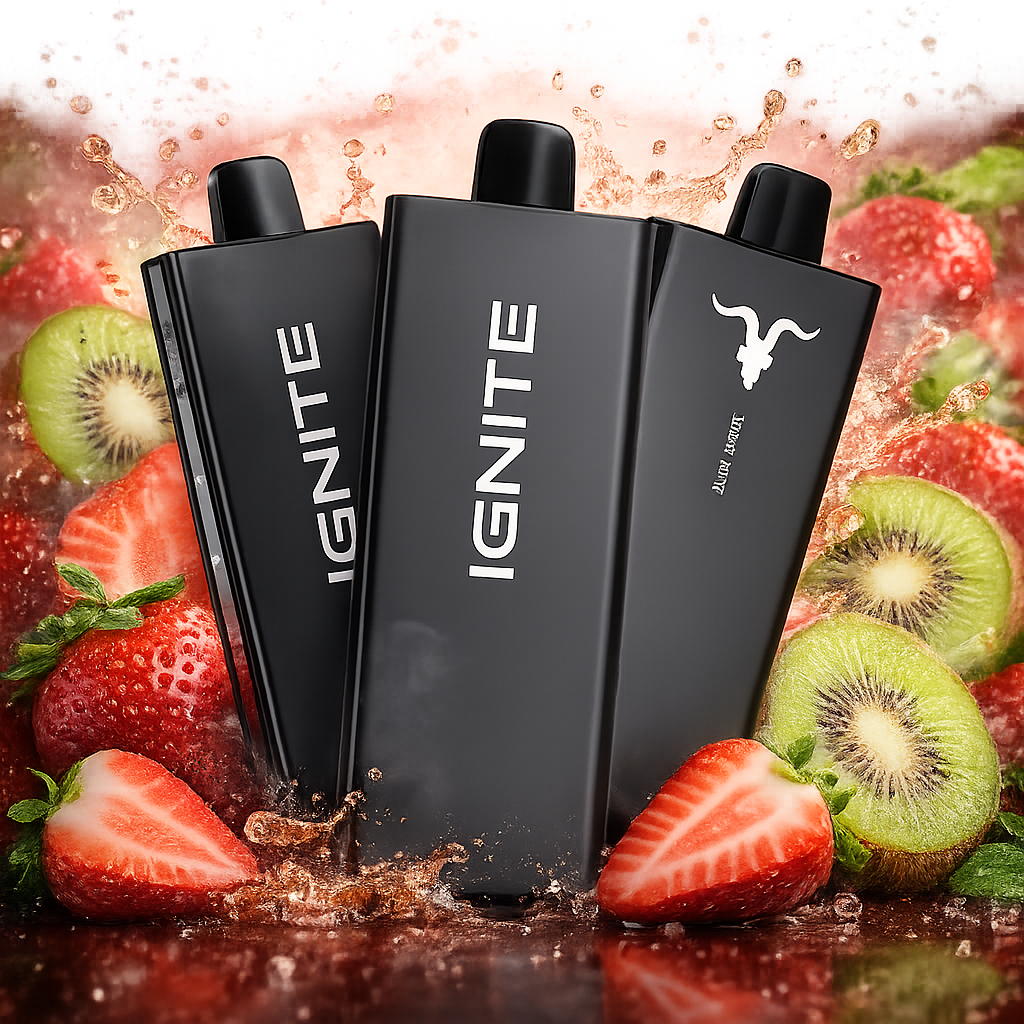 Pod descartable Ignite V55 Ultra Thin 5500 Puffs Strawberry Kiwi - Tienda Vapor