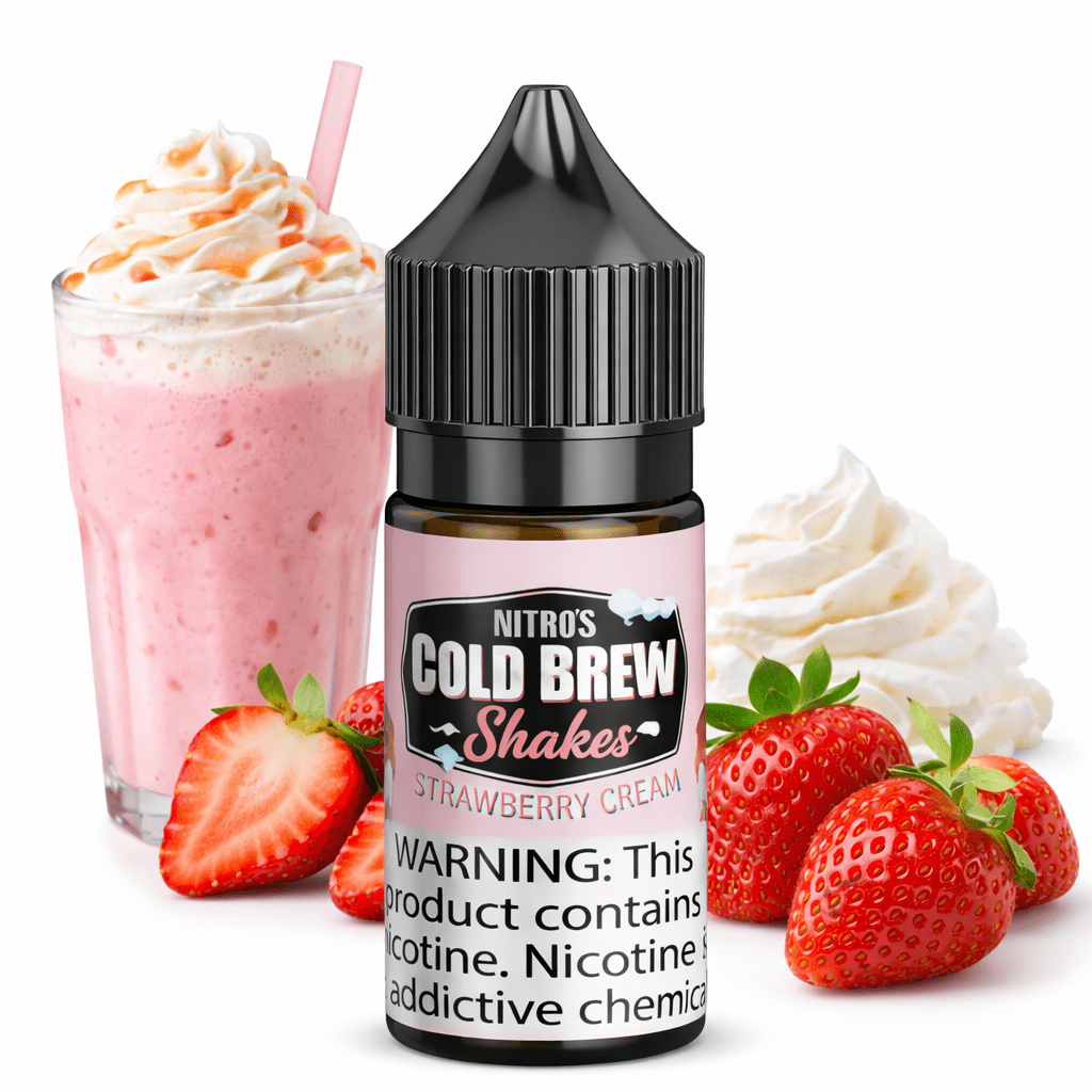 Líquido Cold Brew Salt Nic Strawberry Cream 30ml - Tienda Vapor