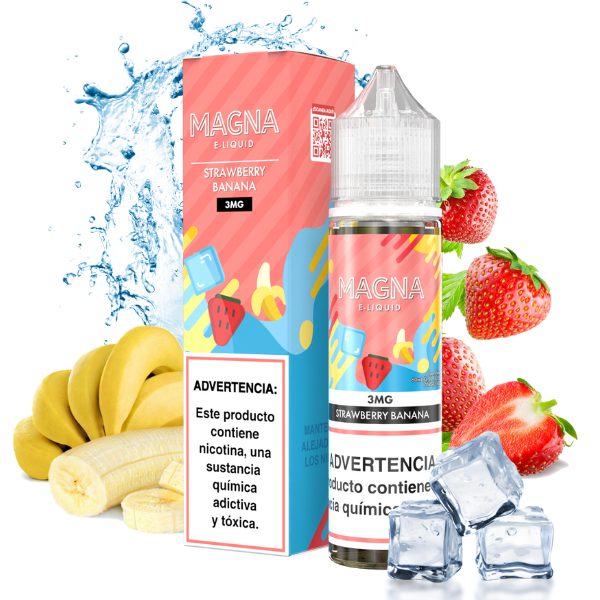 Líquido Magna Strawberry Banana 60ml - Tienda Vapor