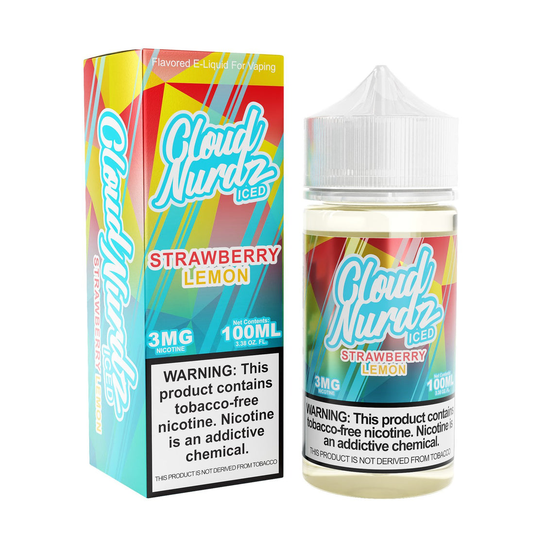 Liquido Cloud Nurdz Iced Strawberry Lemon 100ml - Tienda Vapor