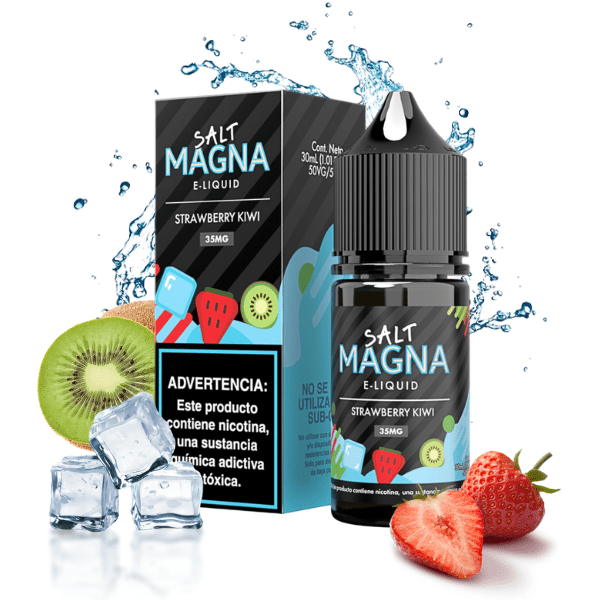 Líquido Magna Salt Nic Strawberry Kiwi Ice 30ml - Tienda Vapor
