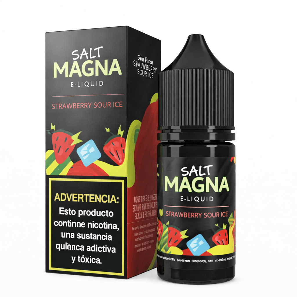 Líquido Magna Salt Nic Strawberry Sour Ice 30ml - Tienda Vapor