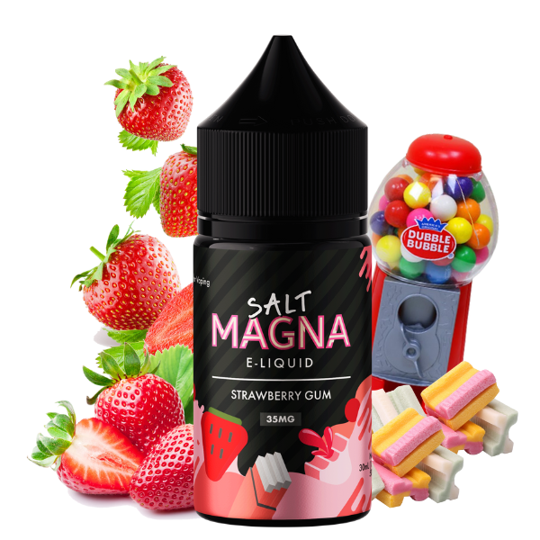 Líquido Magna Salt Nic Strawberry Gum 30ml - Tienda Vapor