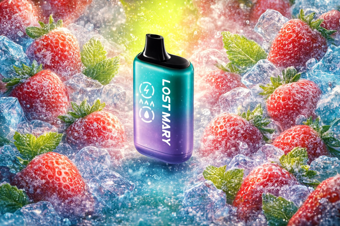 Pod descartable Lost Mary Dura 35K Strawberry Ice