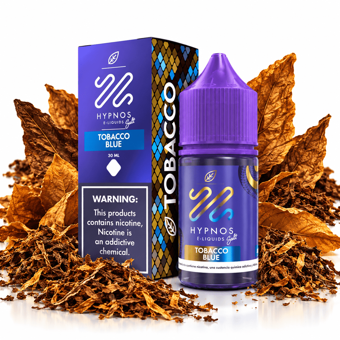 Líquido Hypnos Salt Nic Tobacco Blue 30ml - Tienda Vapor