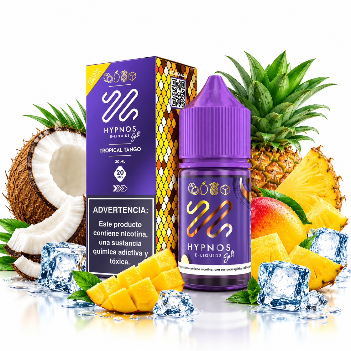 Líquido Hypnos Salt Nic Tropical Tango 30ml - Tienda Vapor