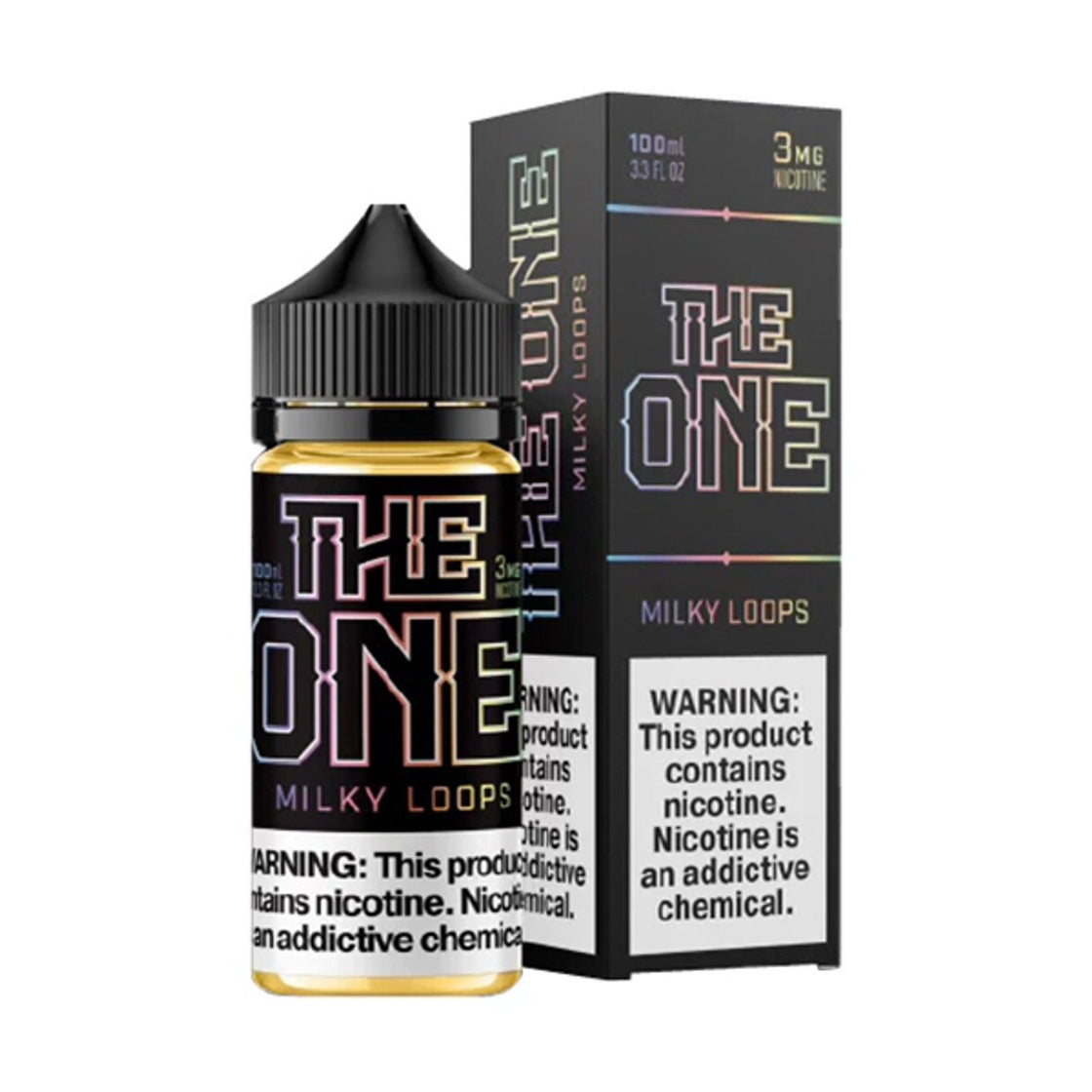 Líquido THE ONE Milky Loops 100ml - Tienda Vapor