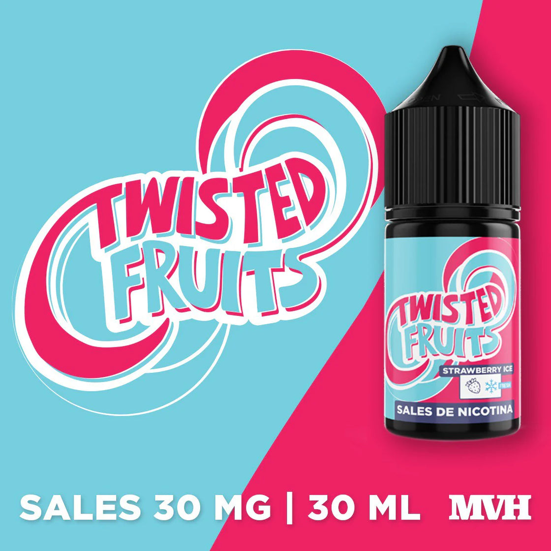 Líquido MVH Twisted Fruits Salt Nic 30ml