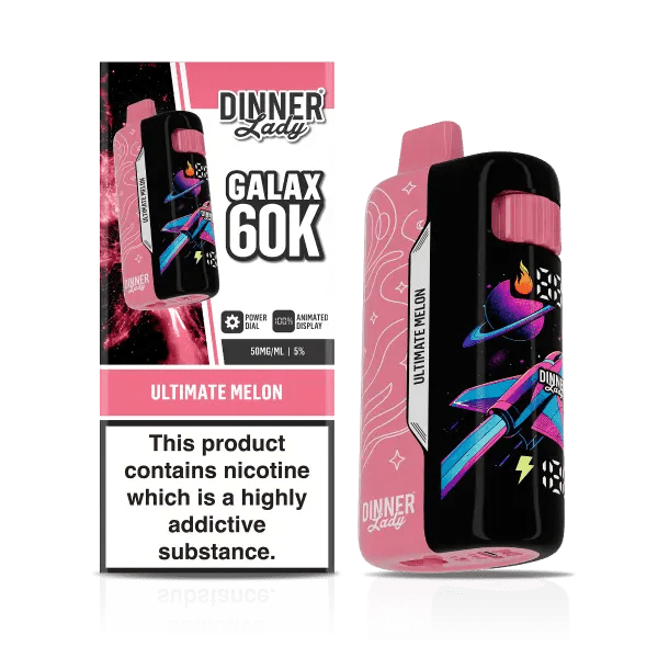 Pod descartable Dinner Lady Galax 60K Ultimate Melon - Tienda Vapor