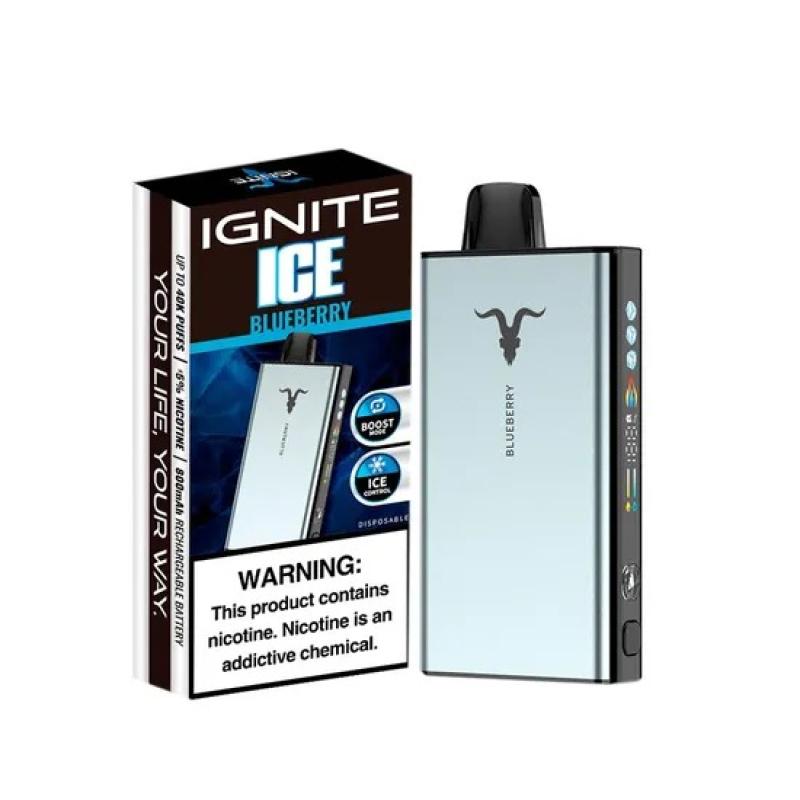 Pod descartable Ignite V400 40000 puffs Ice Blueberry - Tienda Vapor