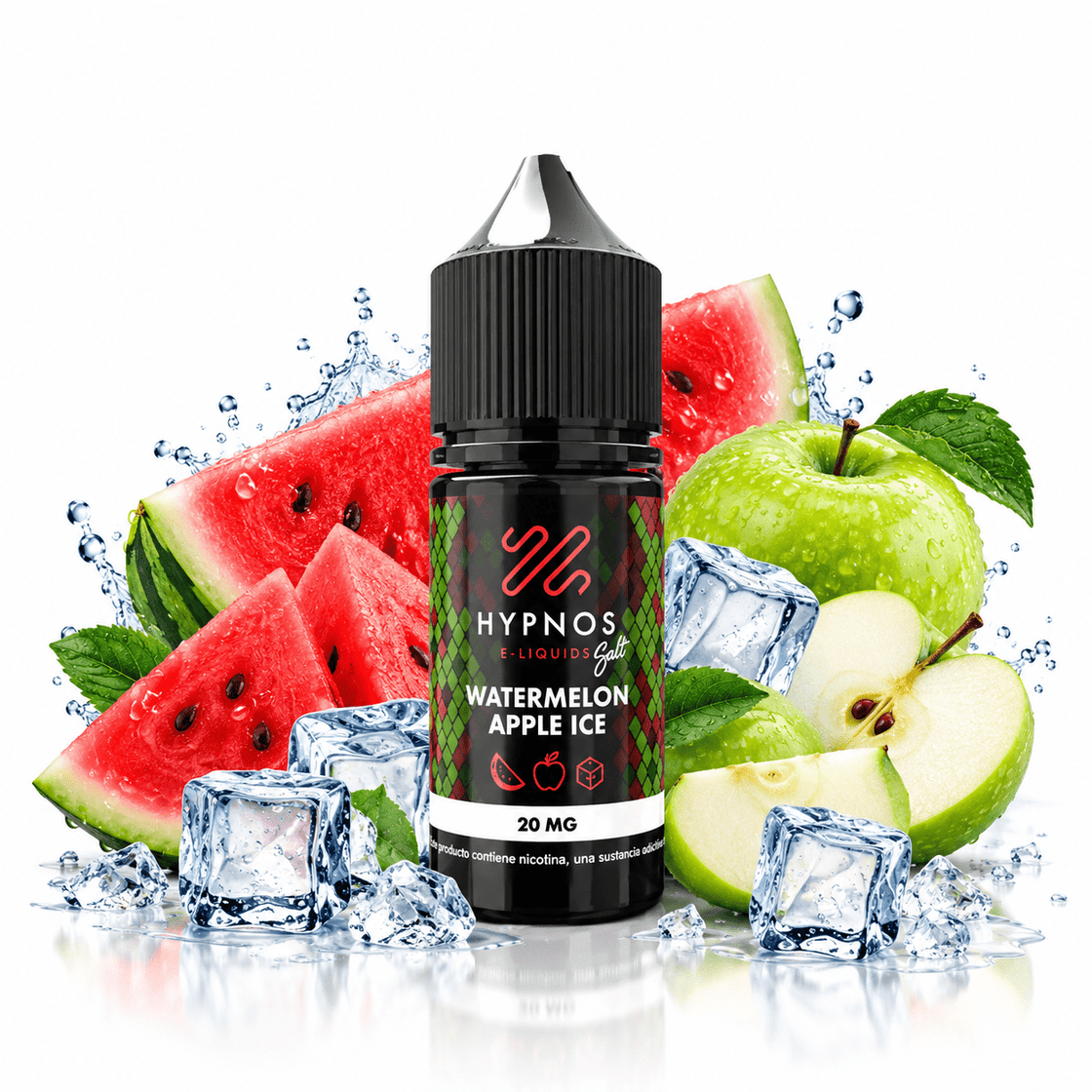 Líquido Hypnos Salt Nic Watermelon Apple Ice 30ml - Tienda Vapor