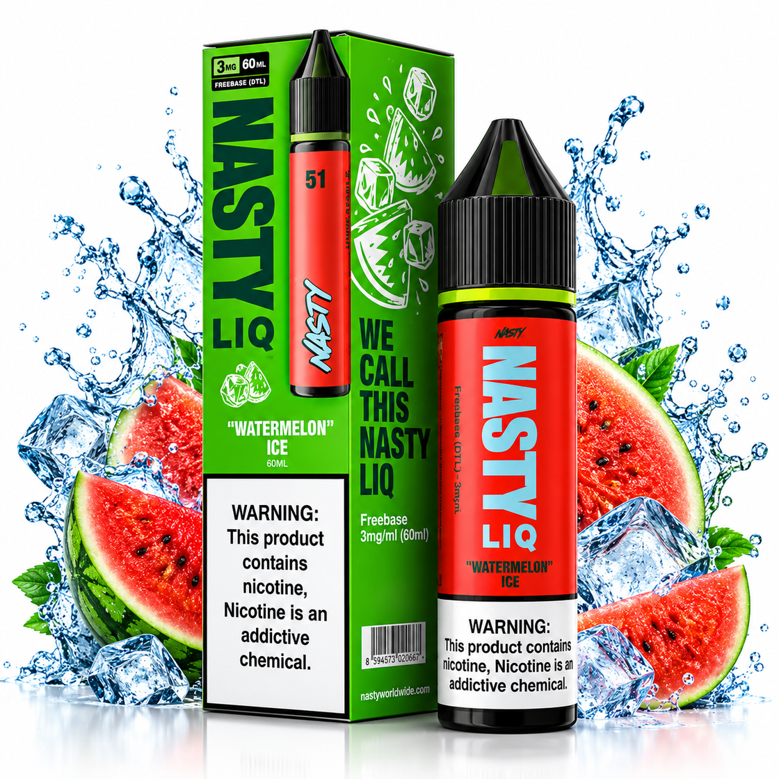 Liquido Nasty Salt Nic New Watermelon Ice 30ml