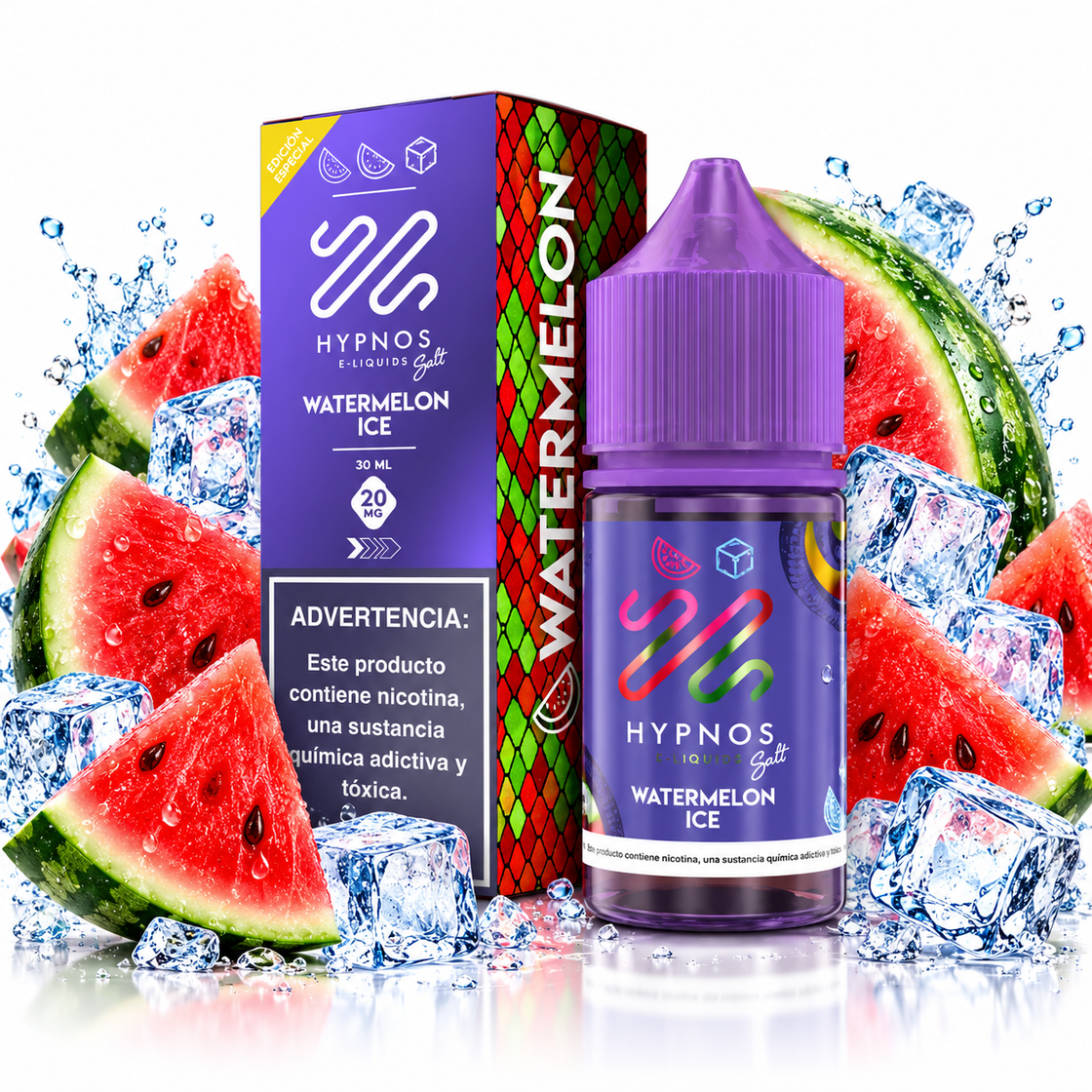 Líquido Hypnos Salt Nic Watermelon Ice 30ml - Tienda Vapor