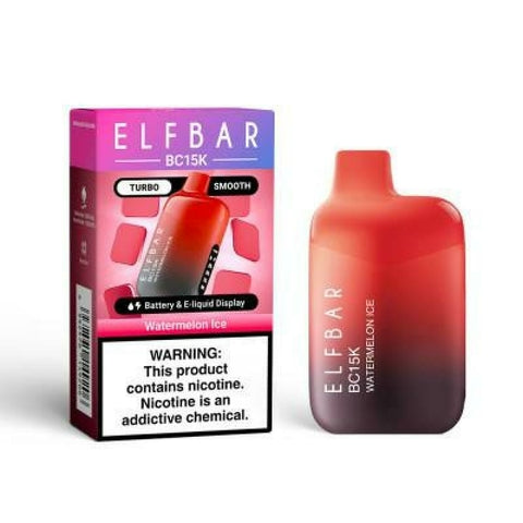 Pod descartalbe Elfbar BC15000 Watermelon Ice - Tienda Vapor