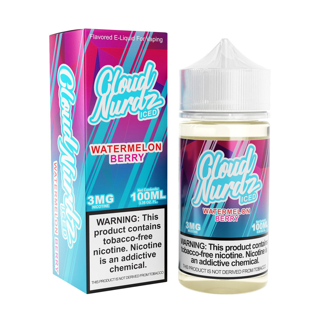 Liquido Cloud Nurdz Iced Watermelon Berry 100ml - Tienda Vapor