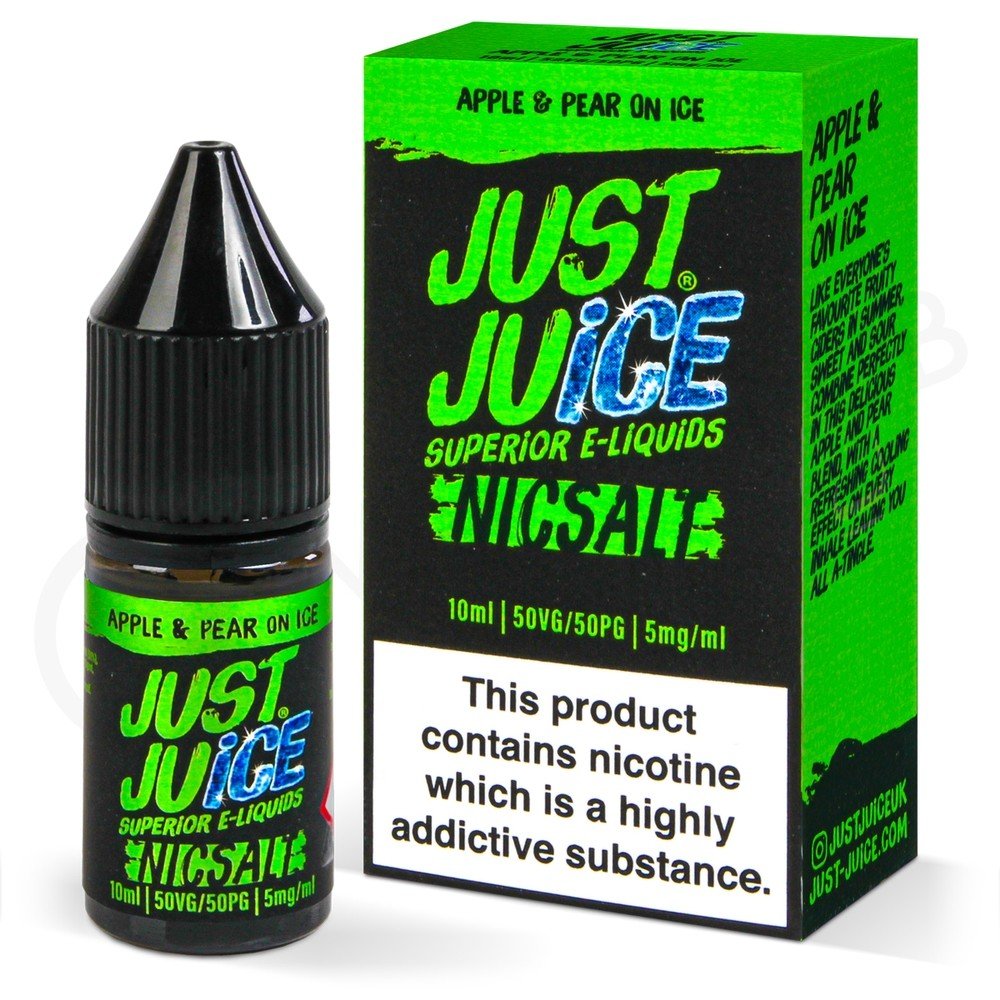 Liquido Just Juice Salt Nic Apple Pear Ice 30ml - Tienda Vapor