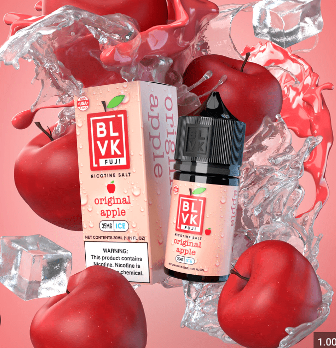 Líquido BLVK Salt Nic Fuji Apple Original 30ml - Tienda Vapor