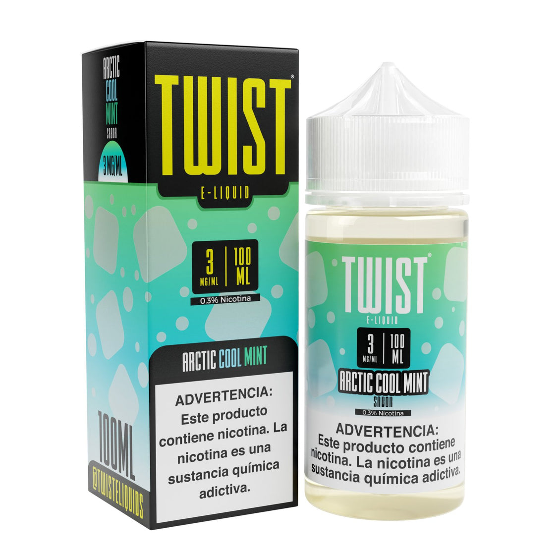 Liquido Twist Artic Cool Mint 100ml - Tienda Vapor