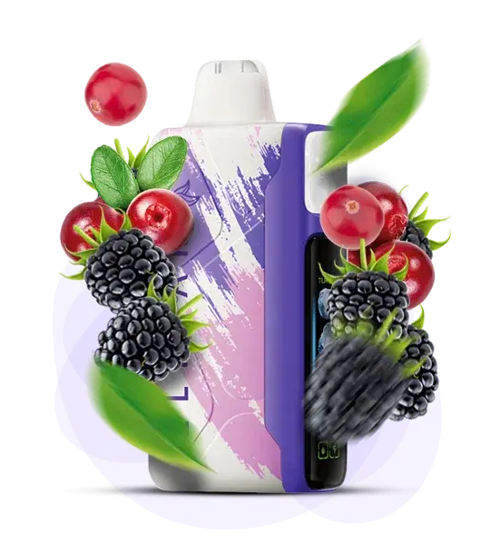 Pod descartable ElfBar Ice King 40000 Puffs Blackberry Cranberry