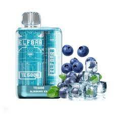 Pod descartable ElfBar TE5000 puffs BlueBerry Ice - Tienda Vapor