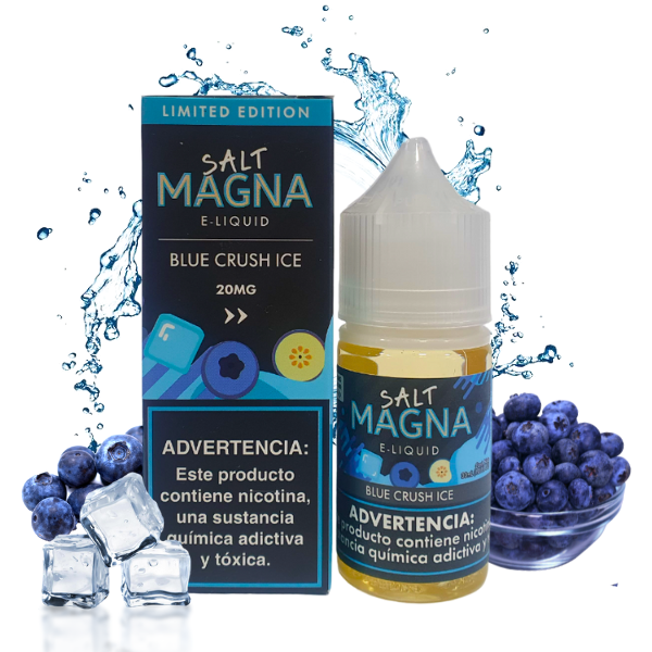 Líquido Magna Salt Nic Blue Crush Ice 30ml - Tienda Vapor