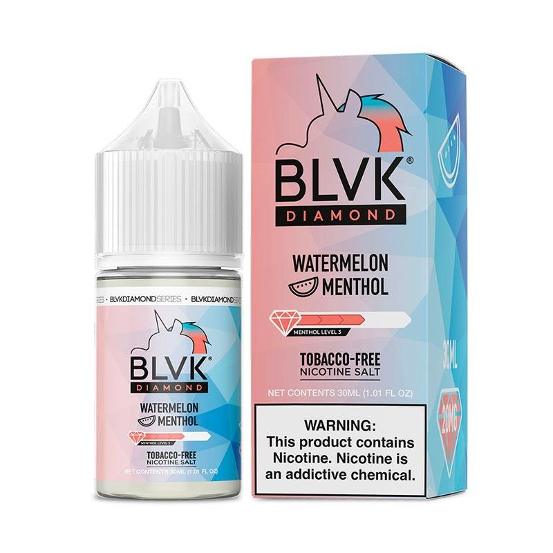 Líquido BLVK Salt Nic Diamond Watermelon Menthol 30ml - Tienda Vapor