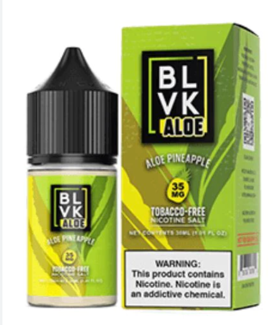 Líquido BLVK Salt Nic Aloe Pinepple Ice 30ml - Tienda Vapor