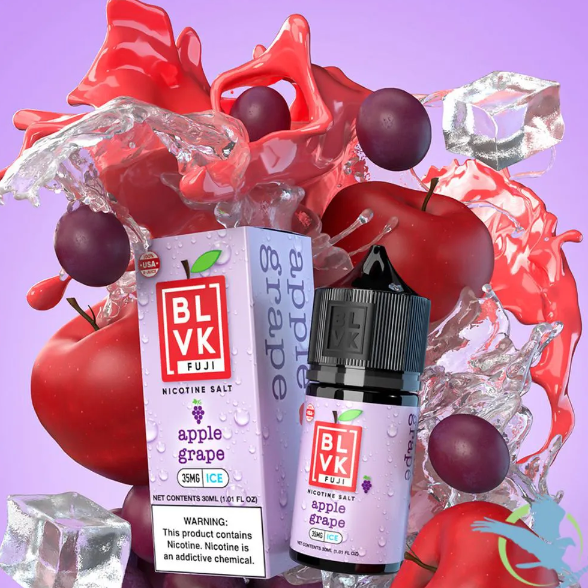 Líquido BLVK Salt Nic Fuji Apple Grape 30ml - Tienda Vapor