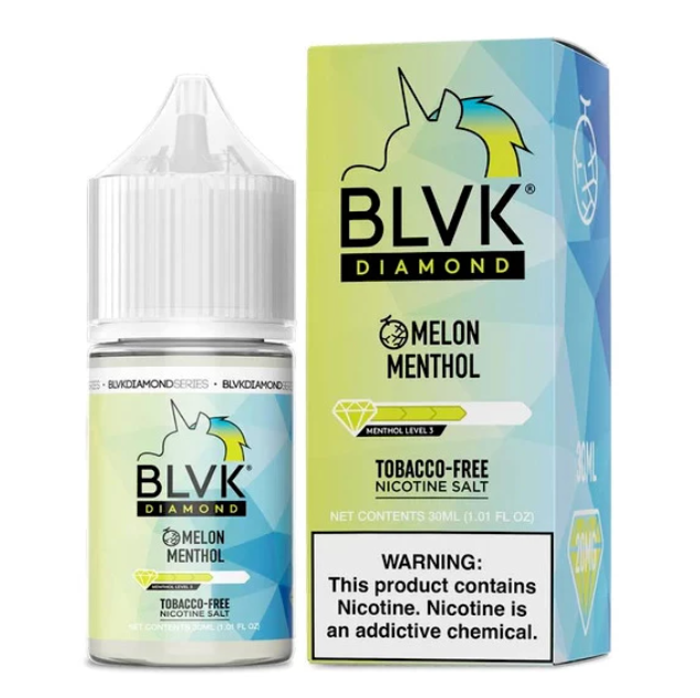 Líquido BLVK Salt Nic Diamond Melon Menthol 30ml - Tienda Vapor
