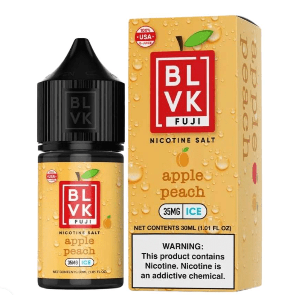 Líquido BLVK Salt Nic Fuji Apple Peach 30ml - Tienda Vapor