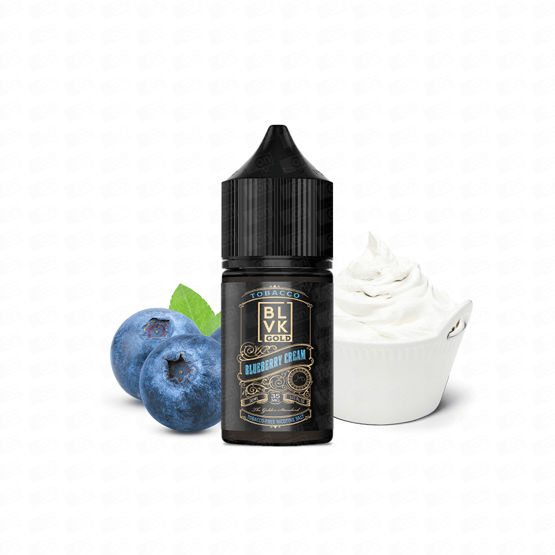 Líquido BLVK Salt Nic Gold Blueberry Cream 30ml - Tienda Vapor