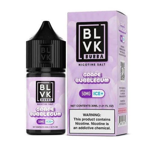 Líquido BLVK Salt Nic Grape Bubblegum 30ml - Tienda Vapor