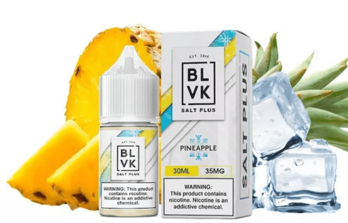 Líquido BLVK Salt Nic Plus Pineapple Ice 30ml - Tienda Vapor