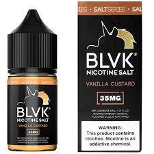 Líquido BLVK Salt Nic Vainilla Custard 30ml - Tienda Vapor