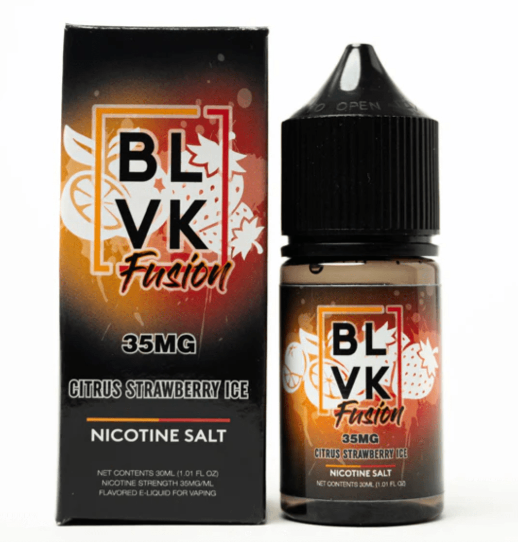 Líquido BLVK Salt Nic Citrus Strawberry Ice 30ml - Tienda Vapor