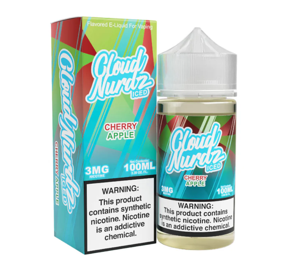 Liquido Cloud Nurdz Iced Cherry Apple 100ml - Tienda Vapor