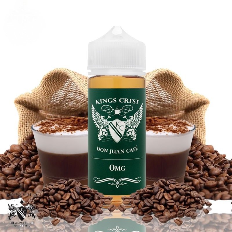 Líquido King's Crest Don Juan Café 120 ml - Tienda Vapor