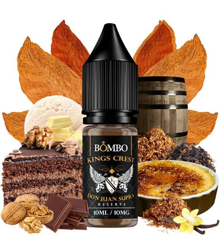 Líquido King´s Crest Don Juan Supra Reserve Salt Nic 30ml - Tienda Vapor