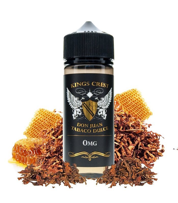 Líquido King's Crest Don Juan Tabaco Dulce 120 ml - Tienda Vapor