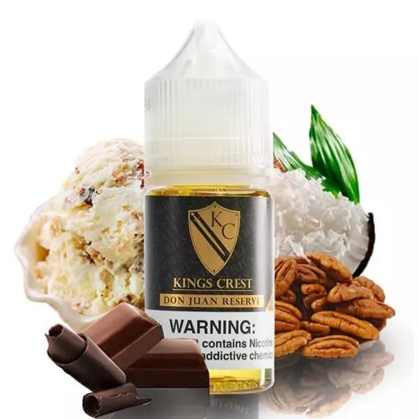 Líquido King´s Crest Don Juan Reserve Salt Nic 30ml - Tienda Vapor