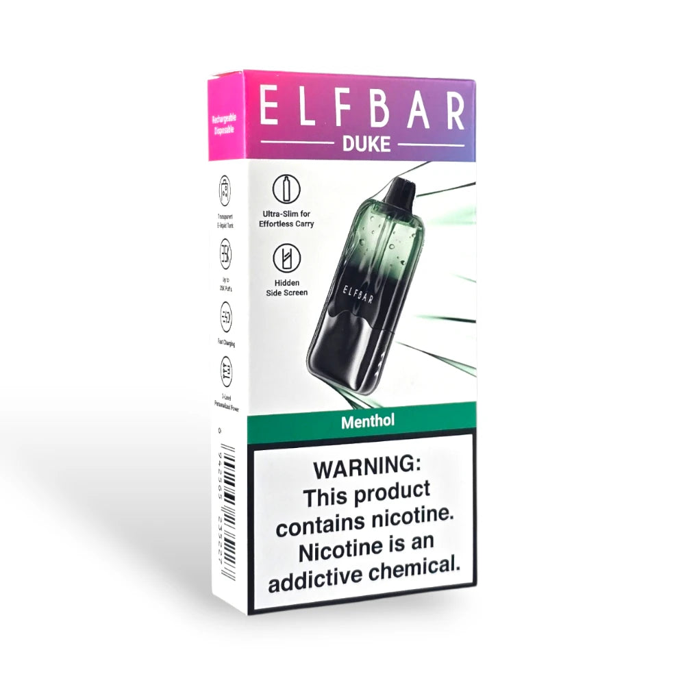 Pod descartable Elfbar Duke Menthol 35K