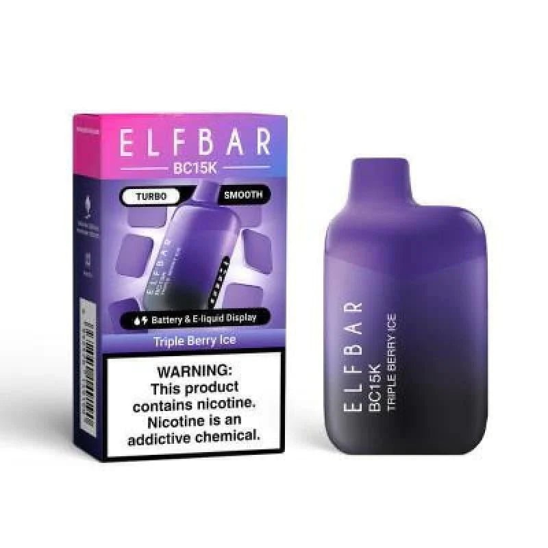 Pod descartalbe Elfbar BC15000 Triple Berry Ice - Tienda Vapor